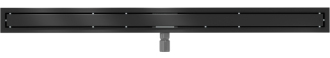 Mexen FLAT 120 cm - 2v1 lineární odtokový žlab, černá 1710120