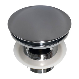 CERANO - Vanová výpusť click-clack s přepadem - chrom