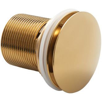 CERANO - Vanová výpusť  - 6/4 " - click-clack s přepadem - zlatá lesklá