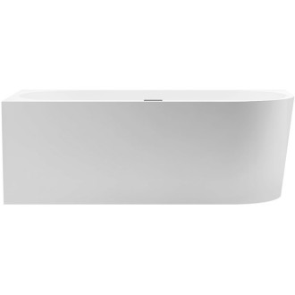 CERANO - Volně stojící akrylátová vana Bianco, levá - bílá lesklá - 160x75 cm