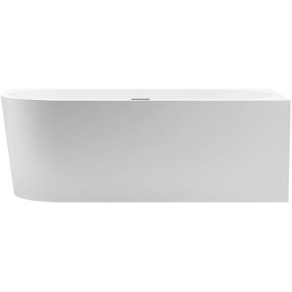 CERANO - Volně stojící akrylátová vana Bianco, pravá - bílá lesklá - 160x75 cm