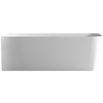 CERANO - Volně stojící akrylátová vana Brilante, levá - bílá lesklá - 170x75 cm