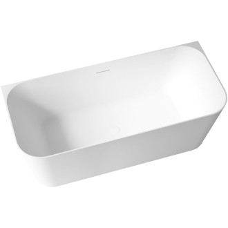 CERANO - Volně stojící akrylátová vana Eleganza - bílá lesklá - 170x75 cm