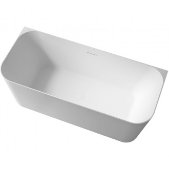 CERANO - Volně stojící akrylátová vana Eleganza - bílá lesklá - 170x75 cm