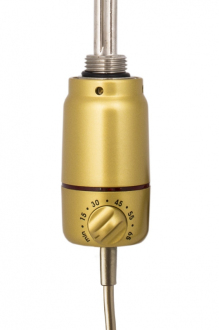 Topná tyč s termostatem 230V/300W 312 mm chrom lesk RADPST313