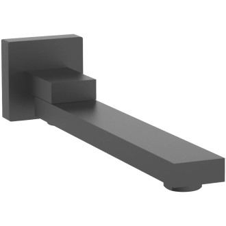 CERANO - Výtoková nástěnná hubice - otočná - 23 cm - hranatá - grafit/gun metal