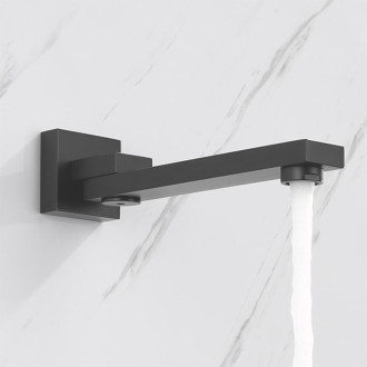 CERANO - Výtoková nástěnná hubice - otočná - 23 cm - hranatá - grafit/gun metal