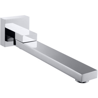 CERANO - Výtoková nástěnná hubice - otočná - 23 cm - hranatá - chrom