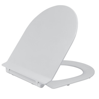 CERANO - WC sedátko se zpomalovacím mechanismem Sedile - slim/UF - bílá lesklá - 36,4x4,9x42,7 cm