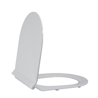 CERANO - WC sedátko se zpomalovacím mechanismem Sedile - slim/UF - bílá lesklá - 36,4x4,9x42,7 cm