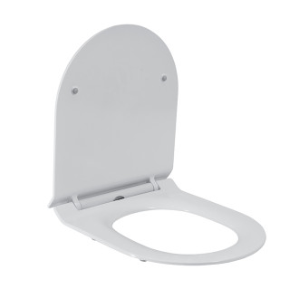 CERANO - WC sedátko se zpomalovacím mechanismem Sedile - slim/UF - bílá lesklá - 36,4x4,9x42,7 cm