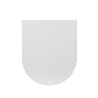 CERANO - WC sedátko se zpomalovacím mechanismem Seggio - slim/UF - bílá lesklá - 36x4,2x43 cm