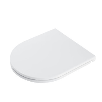 CERANO - WC sedátko se zpomalovacím mechanismem Seggio - slim/UF - bílá lesklá - 36x4,2x43 cm