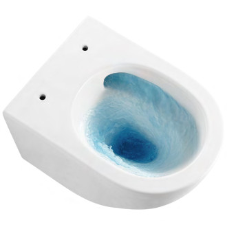 CERANO - WC závěsné Cesso, Vortex + Slim/UF sedátko - bílá lesklá - 49x36 cm