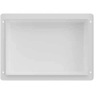 CERANO - Zápustná polička/nika do obkladu - bílá matná - 30x20x10 cm