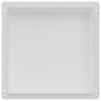 CERANO - Zápustná polička/nika do obkladu - bílá matná - 30x30x10 cm