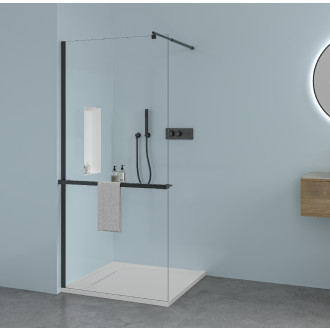 CERANO - Zápustná polička/nika do obkladu - bílá matná - 60x20x10 cm