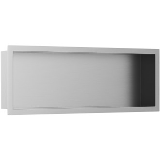 CERANO - Zápustná polička/nika s okrajem do obkladu - nerezová  - 60x20x10 cm