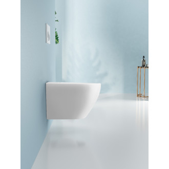 CERANO - Bidet závěsný Verde - bílá lesklá - 36x37x49 cm