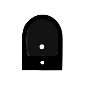 CERANO - Bidet závěsný Verde - černá lesklá - 36x37x49 cm