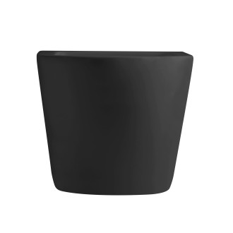 CERANO - Bidet závěsný Verde - černá matná - 36x37x49 cm