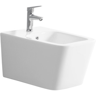 CERANO Keramický závěsný bidet Forte - bílá lesklá CER-538753