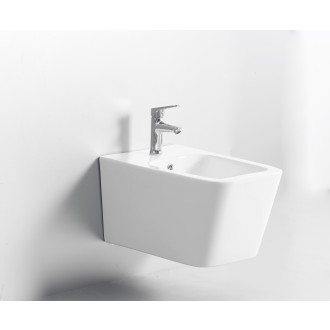 CERANO - Bidet závěsný Forte - bílá lesklá - 36x51 cm