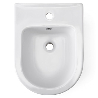 CERANO - Bidet závěsný Puerto - bílá lesklá - 35x50 cm