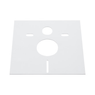 CERANO - Zvukoizolační podložka pro WC závěsné - bílá - 42x39 cm