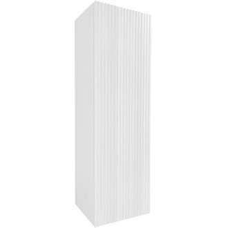TUANA - Koupelnová skříňka vysoká Merito - bílá matná - 35x120x28 cm