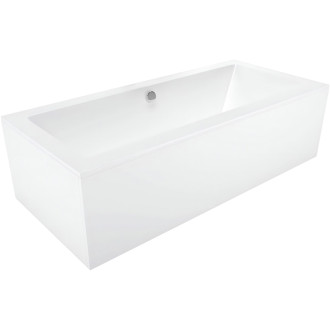 TUANA Univerzální boční panel pro obdelníkové vany bílá lesklá 70 cm TU-429073