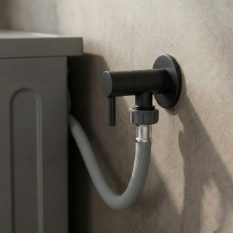 Rohový ventil 1/2" x 3/4" Black