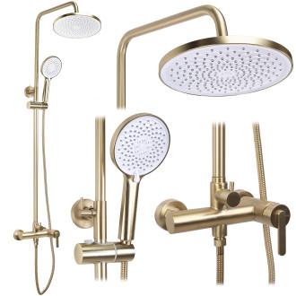 REA Sprchový set Ontario Brush Gold REA-P9494