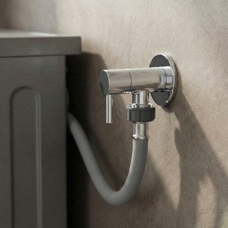 Rohový ventil 1/2" x 3/4" Chrome