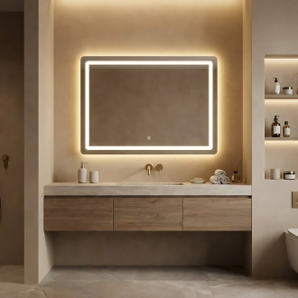 REA Zrcadlo LED 80x60cm P10407 HOM-02829