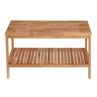 Lavice Naturel Home 78x47x37 cm ořech mat HOMELAV