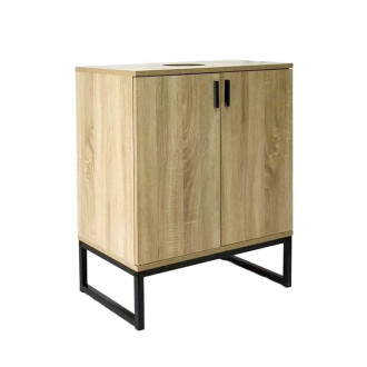 Skříňka pod umyvadlo bez umyvadla Ceramia Easy 60x73x36 cm světlý dub lesk EASYUMDO