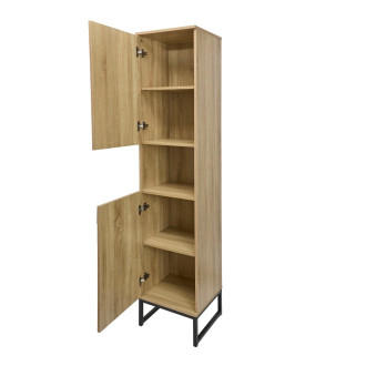 Vysoká skříňka Ceramia Easy 39x185x36 cm světlý dub lesk EASYREGO