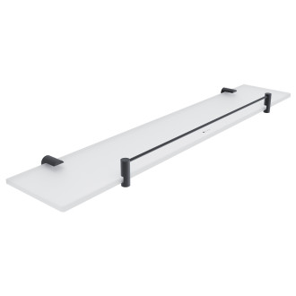 Nimco Černá police s ohrádkou, 60 cm BRC 11091BX-60-90