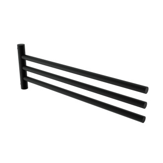 Nimco Černý držák na ručníky otočný, 42 cm BRC 11096-3-90