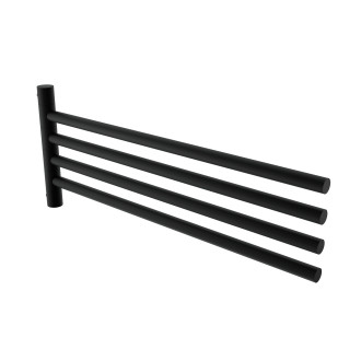 Nimco Černý držák na ručníky otočný, 42 cm BRC 11096-4-90