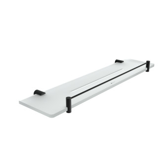 Nimco Černá police IXI s ohrádkou, 50 cm BRC X450-X-90