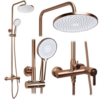 REA Sprchový set Ontario Brush Copper REA-P9496