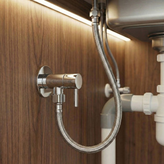 Rohový ventil 1/2" x 3/8" Chrome