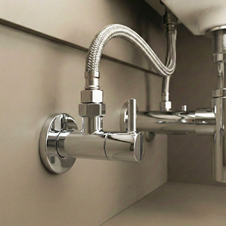 Rohový ventil 1/2" x 3/8" Chrome