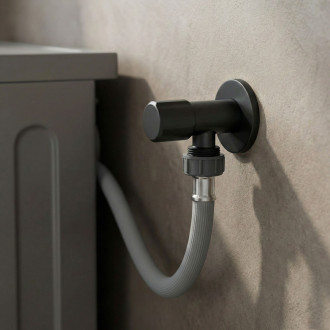 Rohový ventil 02 1/2" x 3/4" Black