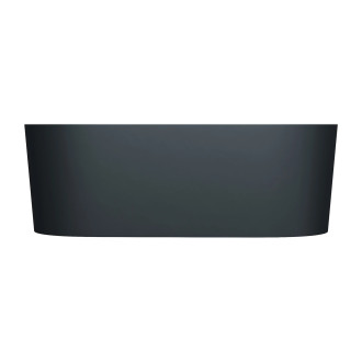 OVO M+ wanna wolnostojąca z przelewem 160 x 75 cm, black lava mat