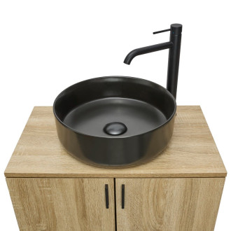 Koupelnová skříňka s umyvadlem Ceramia Easy 60x73x36 cm světlý dub lesk EASYUMDB1