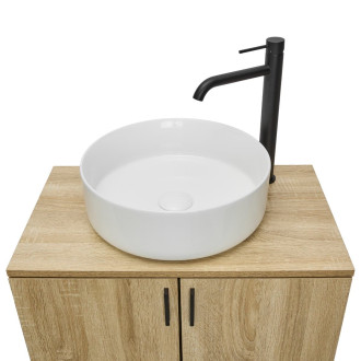 Koupelnová skříňka s umyvadlem Ceramia Easy 60x73x36 cm světlý dub lesk EASYUMDB4