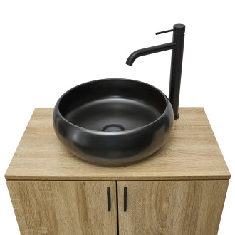 Koupelnová skříňka s umyvadlem Ceramia Easy 60x73x36 cm světlý dub lesk EASYUMDB6